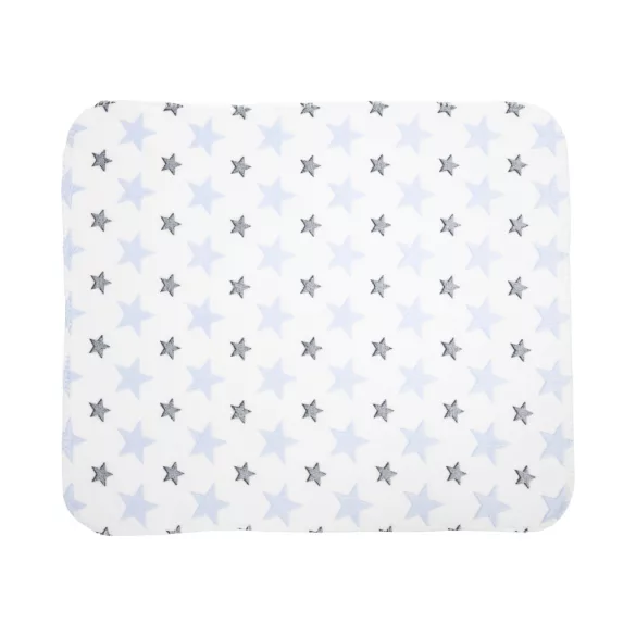 Lorelli Poffy Duo prikrývka 75x90 cm s vankúšikom 45x30 cm - White Blue Teddy Bear