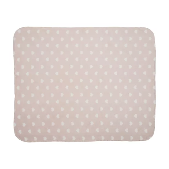 Lorelli Poffy Duo prikrývka 75x90 cm s vankúšikom 45x30 cm - Peach Bunny