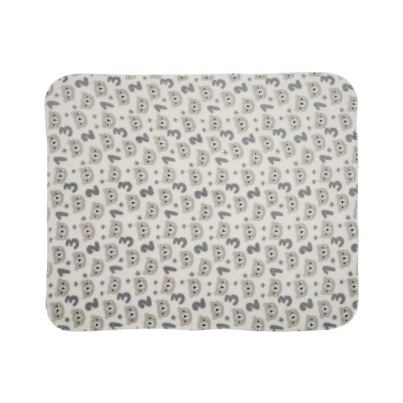 Lorelli Poffy Duo prikrývka 75x90 cm s vankúšikom 45x30 cm - White BeigeTeddy Bear