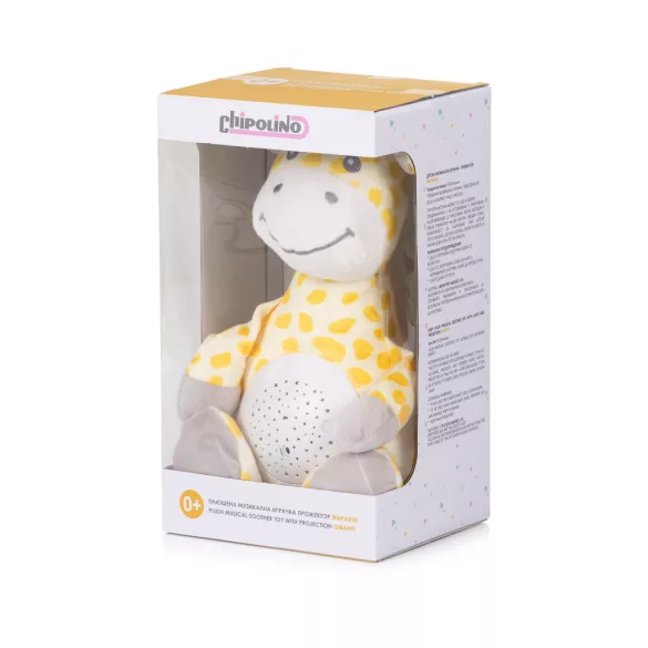 Chipolino plyšová hračka s projektorom - Giraffe