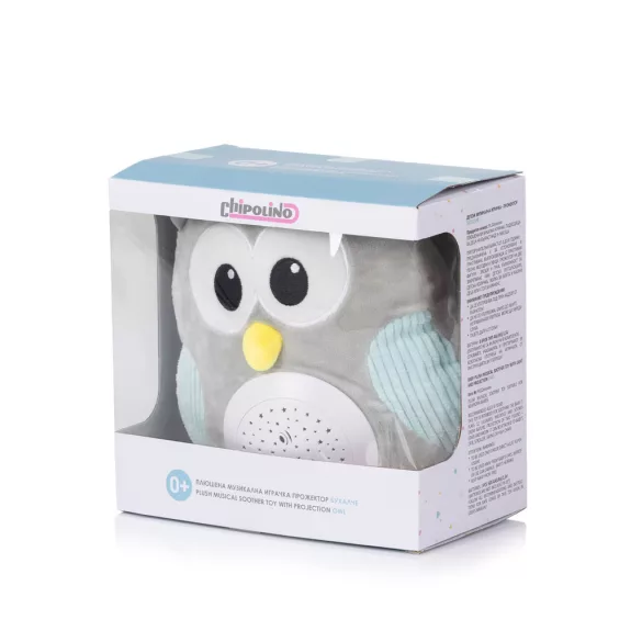 Chipolino plyšová hračka s projektorom - Owl