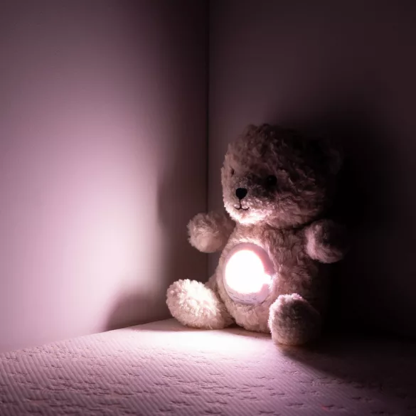 Chipolino plyšová hračka s projektorom - Bear beige