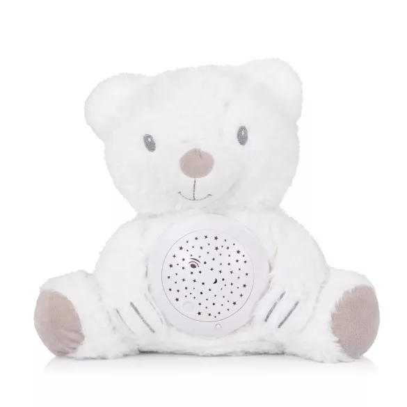 Chipolino plyšová hračka so svetlom a hudbou - Bear" white