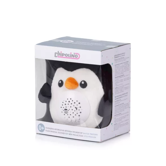 Chipolino plyšová hračka s projektorom - Little Penguin