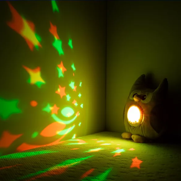 Chipolino plyšová hračka s projektorom - Little Owl
