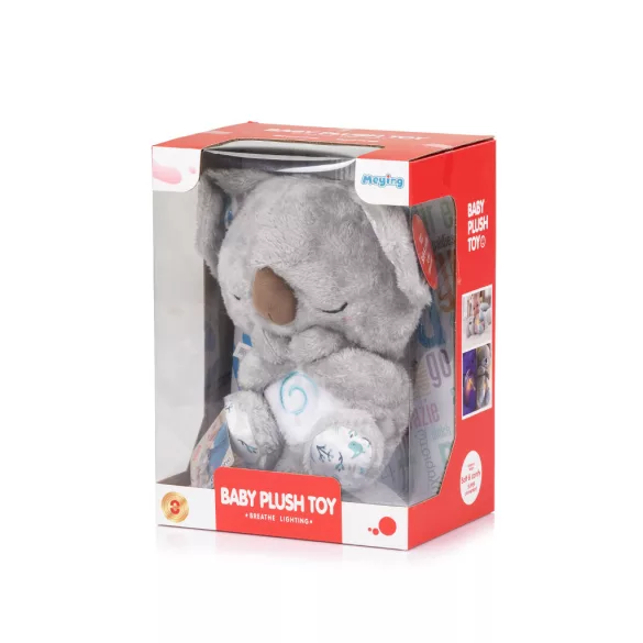 Chipolino Koala hudobná plyšová hračka - grey