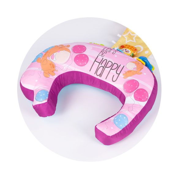 Chipolino multifunkčný detský vankúš 5 v 1 - pink