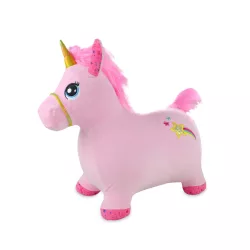 Chipolino skákací koník so zvukom - pink