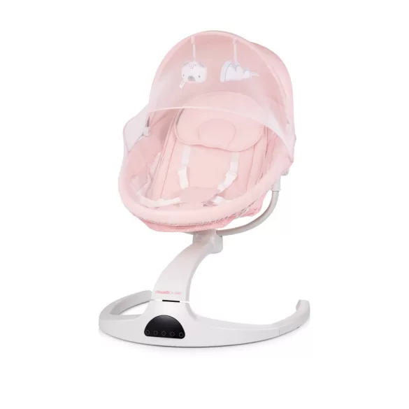 Chipolino E-sway elektrická hojdačka - pink marshmellow
