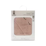 Lorelli osuška s kapucňou 90/90 cm - Rose Some