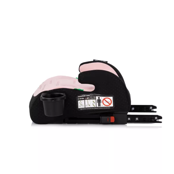 Chipolino Go Boost Isofix autosedačka 125-150 cm - powder pink