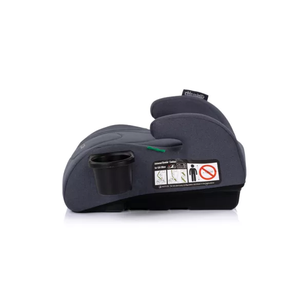 Chipolino Go Boost autosedačka 125-150 cm - charcoal