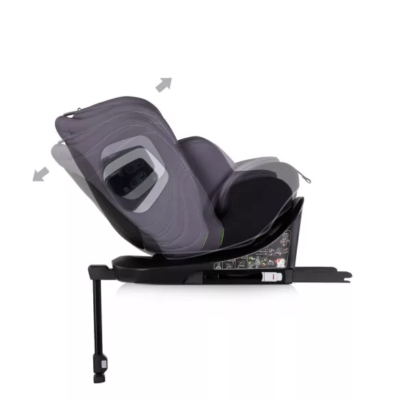 Chipolino Clima Air I-Size autosedačka 40-150cm - anthracite