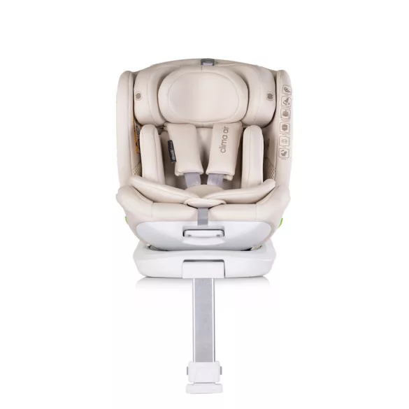 Chipolino Clima Air I-Size autosedačka 40-150cm - biscotta