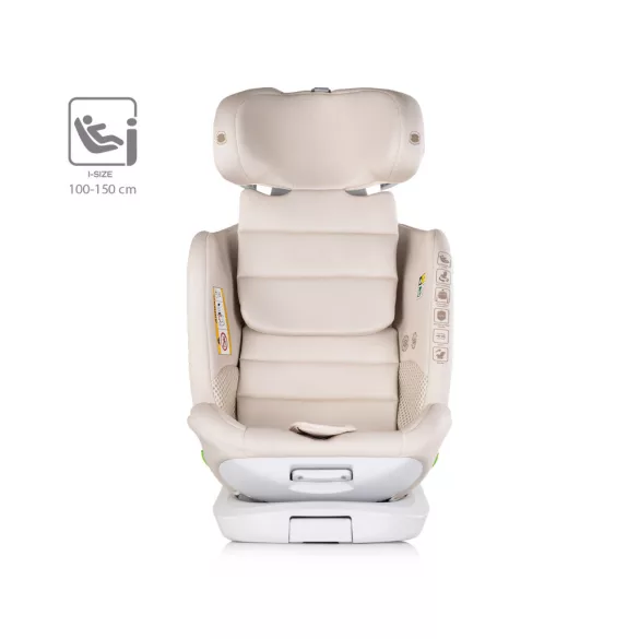 Chipolino Clima Air I-Size autosedačka 40-150cm - biscotta