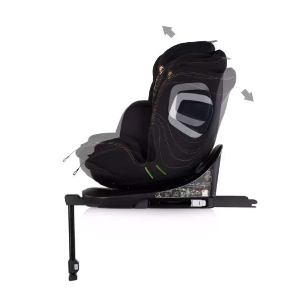 Chipolino Clima Air I-Size autosedačka 40-150cm - blackberry