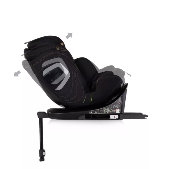 Chipolino Clima Air I-Size autosedačka 40-150cm - blackberry