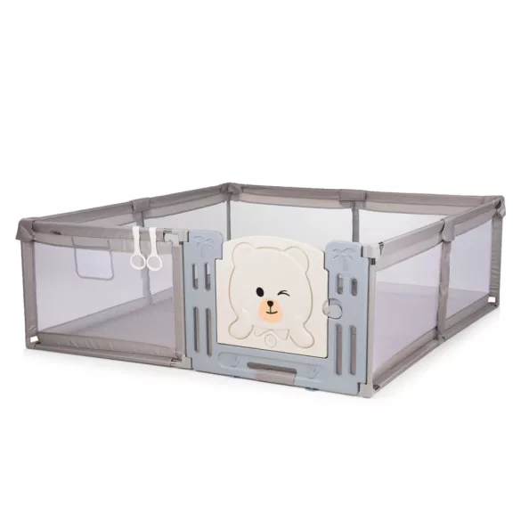 Chipolino Amico detská ohrádka s dvierkami 180x200 cm - beige
