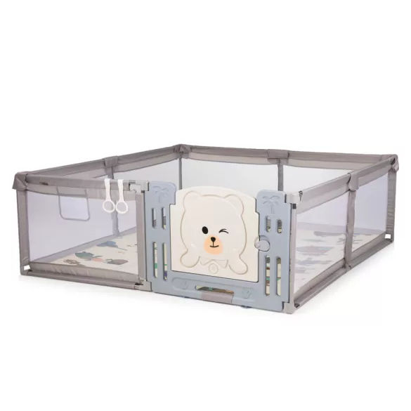 Chipolino Amico detská ohrádka s dvierkami 180x200 cm - beige