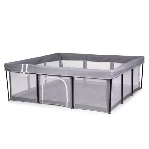 Chipolino Easy skladacia detská ohrádka 180x180 cm - grey