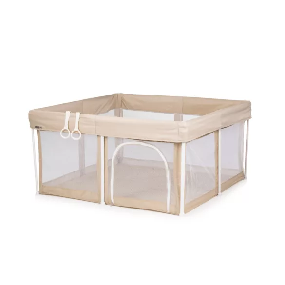 Chipolino Vibe babakarám összecsukható 120x120 cm - beige