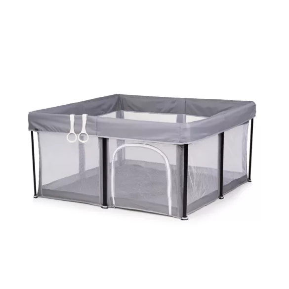 Chipolino Vibe babakarám összecsukható 120x120 cm - grey