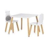 Chipolino stolík s 2 stoličkami – hroch a lev