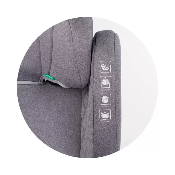 Chipolino Cyber autosedačka 100-150cm - platinum