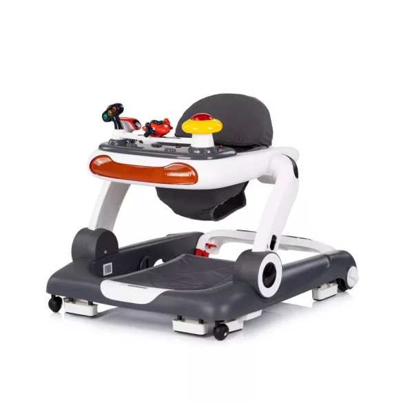 Chipolino Little Explorer 4v1 chodítko - grey