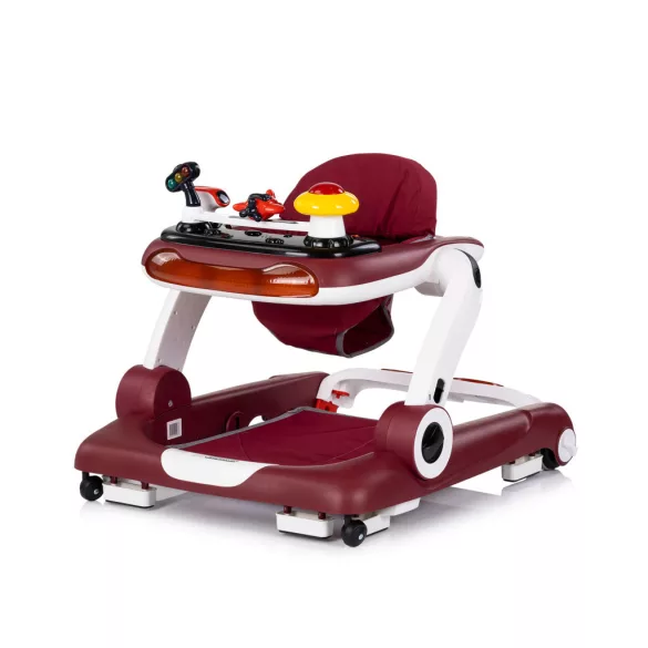 Chipolino Little Explorer 4v1 chodítko - red