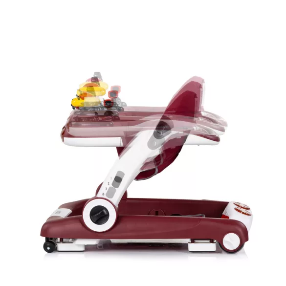 Chipolino Little Explorer 4v1 chodítko - red