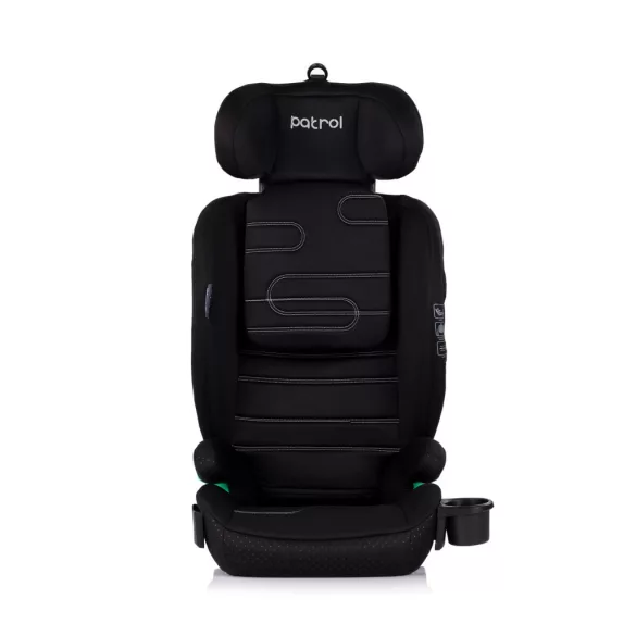 Chipolino Patrol autosedačka Isofix 100-150cm - noir