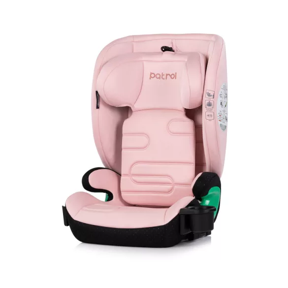 Chipolino Patrol autosedačka Isofix 100-150cm - powder pink