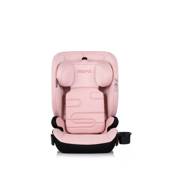 Chipolino Patrol autosedačka Isofix 100-150cm - powder pink