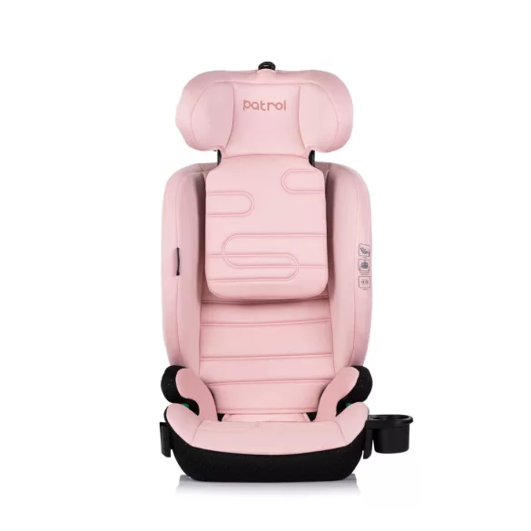 Chipolino Patrol autosedačka Isofix 100-150cm - powder pink