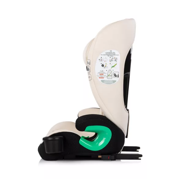 Chipolino Patrol autosedačka Isofix 100-150cm -cashmere