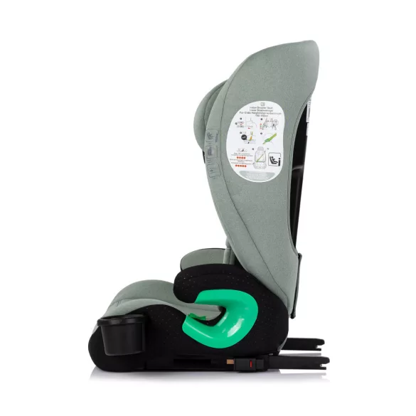 Chipolino Patrol autosedačka Isofix 100-150cm -matcha