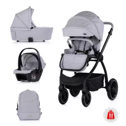 Multifunkčný kočík Chipolino Prestige 3 v 1 – Platinum