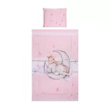 Lorelli 3-dielna sada posteľnej bielizne – Butterflies Pink