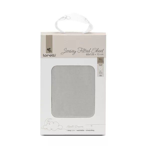 Lorelli gumis lepedő 60x120x15 - GREY