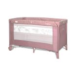 Lorelli Carina 2 multifunkciós utazóágy - Pink Stars