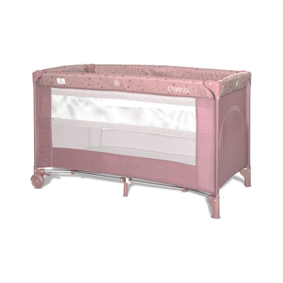 Lorelli Carina 2 multifunkciós utazóágy - Pink Stars