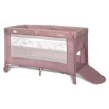 Lorelli Carina 2 multifunkciós utazóágy - Pink Stars