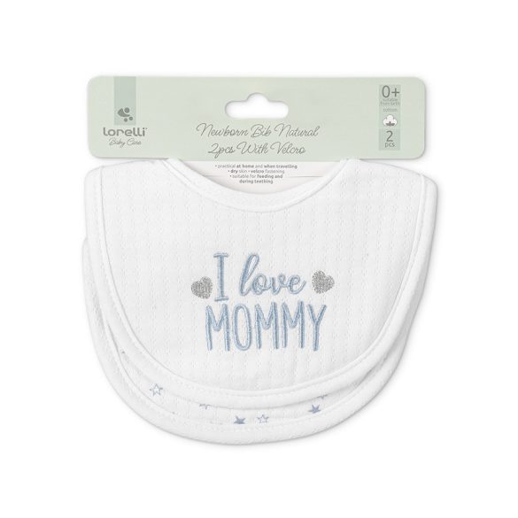 Lorelli Natural tépőzáras előke 2db - Fiús