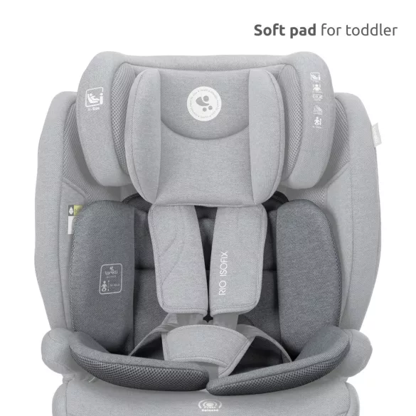 Detská autosedačka Lorelli Rio i-Size s upevnením ISOFIX 76–150 cm – Black