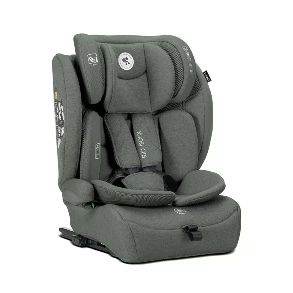 Detská autosedačka Lorelli Rio isofix i-Size 76–150 cm – Green