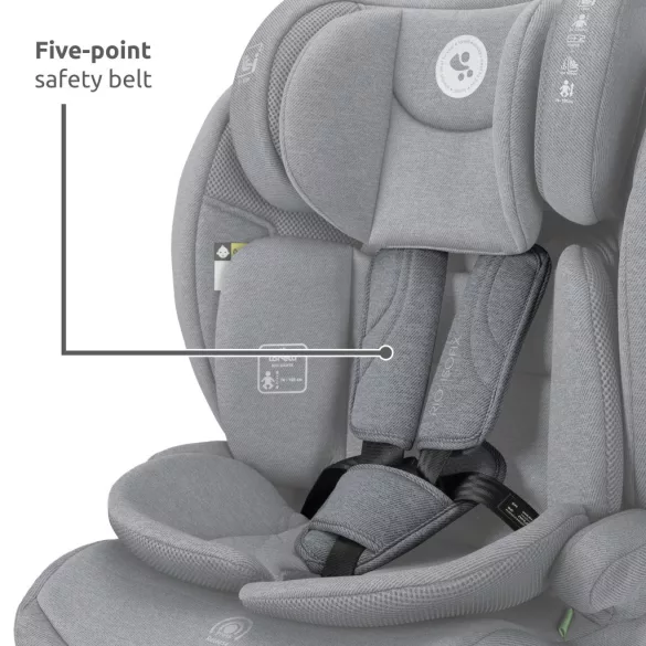 Detská autosedačka Lorelli Rio i-Size 76–150 cm s upevnením ISOFIX – ružová