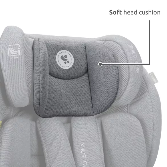 Detská autosedačka Lorelli Rio i-Size 76–150 cm s upevnením ISOFIX – ružová