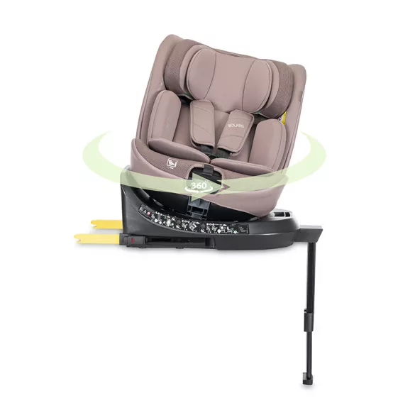 Autosedačka Lorelli Solaris Isofix 40–150 cm – ružová