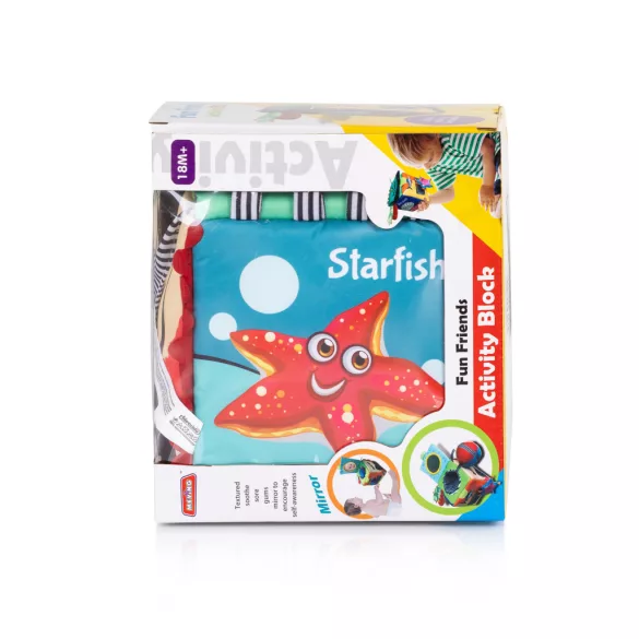Chipolino Textilná kocka na rozvoj zručností